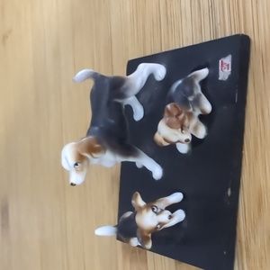 Bone China Beagle minitures